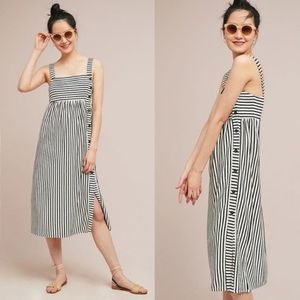 Anthropologie • Maeve • Fiona Stripe Midi Dress